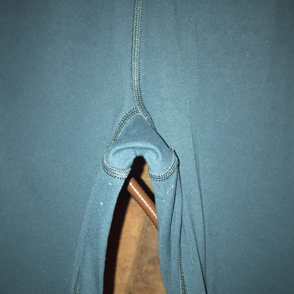 😬 Avia Dark Teal/White Exercise Pants size M (8-10) - Picture 3 of 7